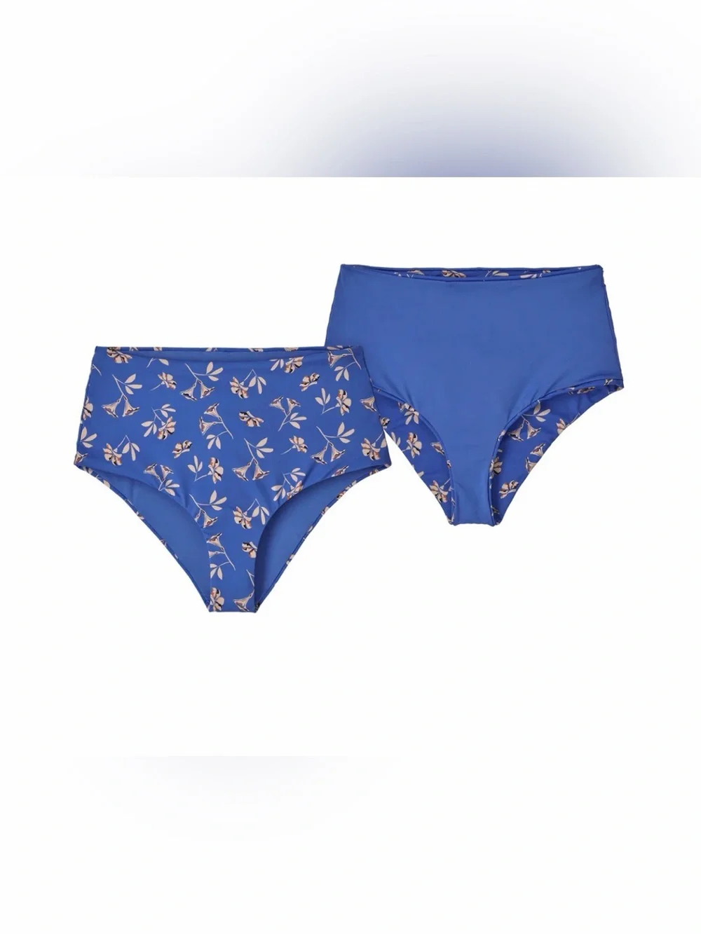 Patagonia Bikini Bottoms High Rise - Blue - Sunrise Slider - Size M - NWT